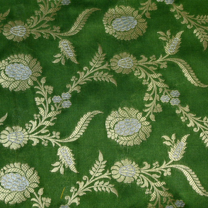 Silk Alfi Zari Brocade Fabric