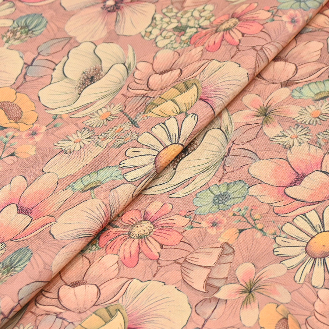 Premium Pashmina Digital Print Fabric | Soft & Luxurious Designer Printed Pashmina Fabric| WIN178-12