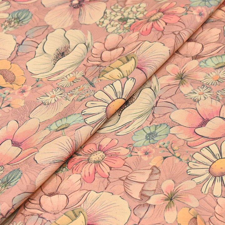 Premium Pashmina Digital Print Fabric | Soft & Luxurious Designer Printed Pashmina Fabric| WIN178-12