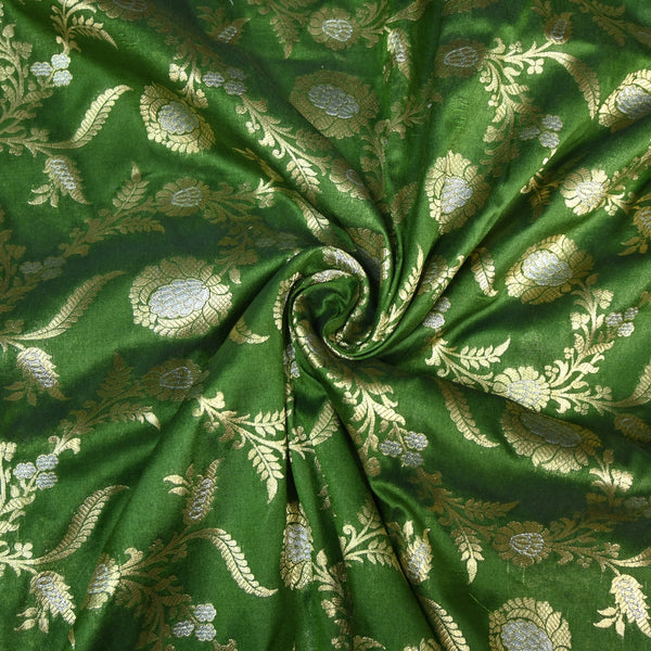 Silk Alfi Zari Brocade Fabric