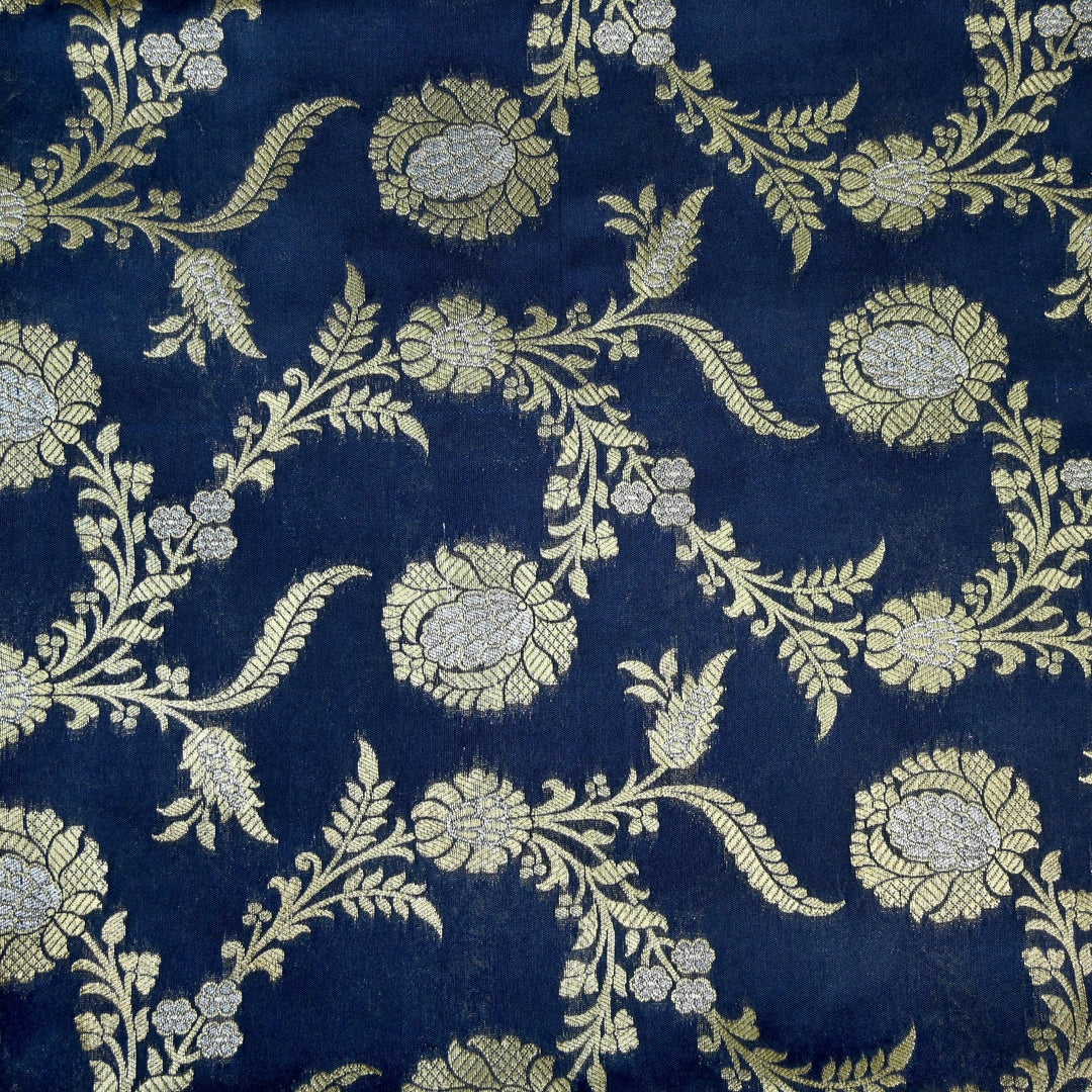 Silk Alfi Zari Brocade Fabric