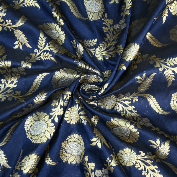 Silk Alfi Zari Brocade Fabric