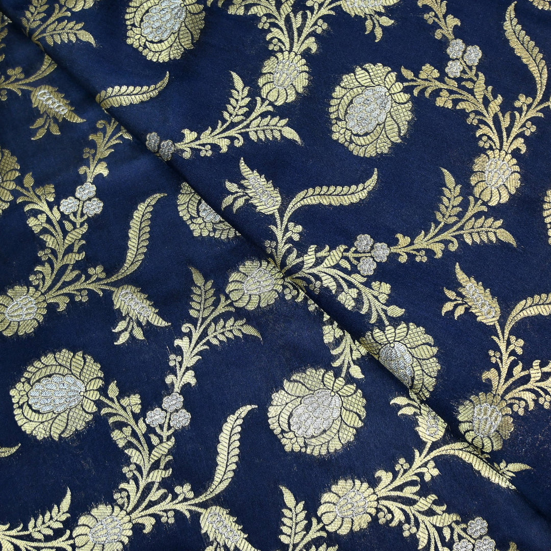 Silk Alfi Zari Brocade Fabric