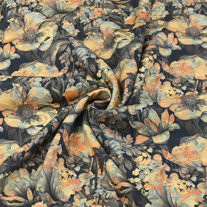 Premium Pashmina Digital Print Fabric | Soft & Luxurious Designer Printed Fabric| WIN178-16
