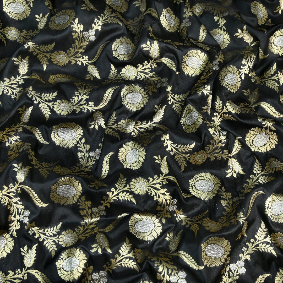 Silk Alfi Zari Brocade Fabric