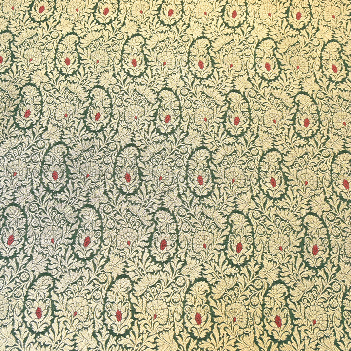 Premium Satin Mina Zari Brocade Fabric | Designer Fabric | ZZ1217-06