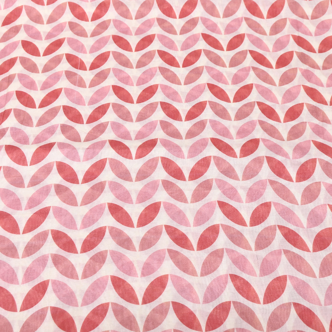 Mul Chanderi Digital Print Fabric - Soft Lightweight Designer Fabric GT0185-A6