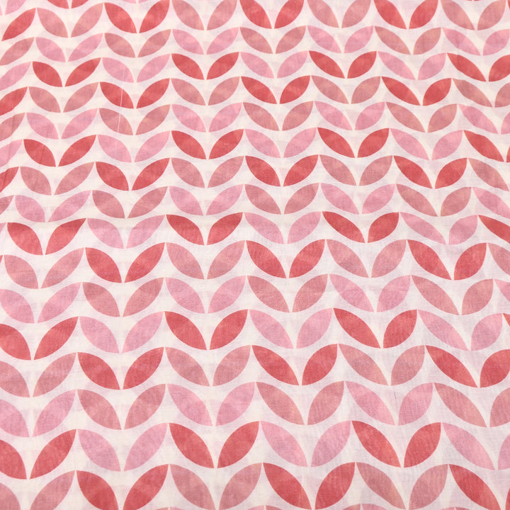 Mul Chanderi Digital Print Fabric - Soft Lightweight Designer Fabric GT0185-A6