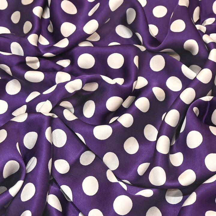 Elegant Modal Satin Digital Print Fabric 4 – Soft Luxury Designer Fabric - 001416-K1