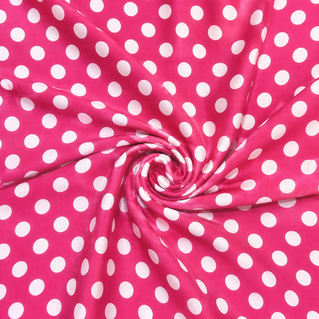 Elegant Modal Satin Digital Print Fabric 4 – Soft Luxury Designer Fabric - 001416-K4