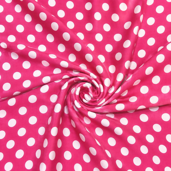 Elegant Modal Satin Digital Print Fabric 4 – Soft Luxury Designer Fabric - 001416-K4