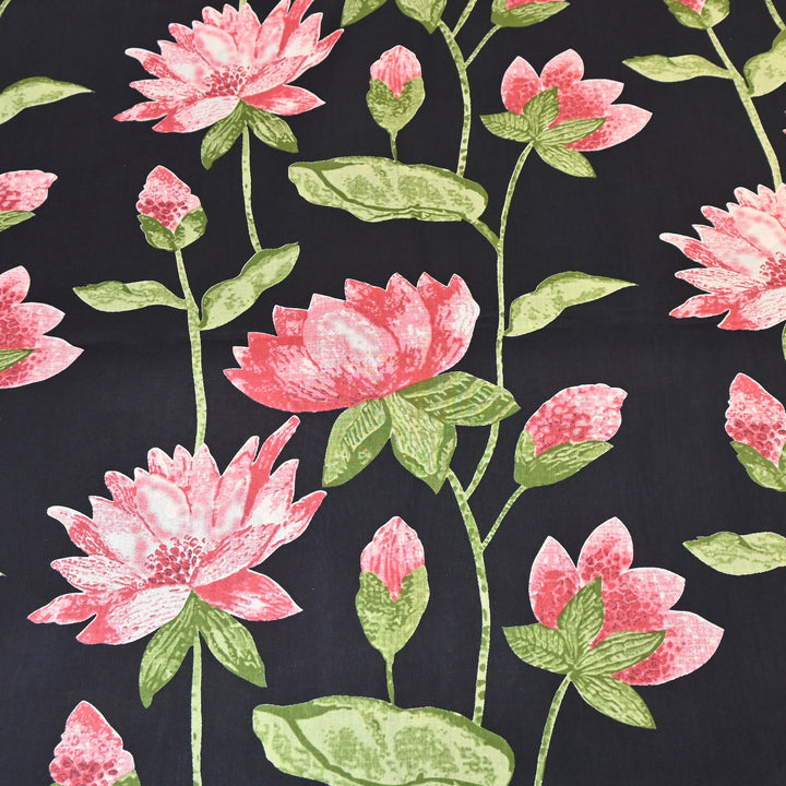 Premium Cotton Printed Fabric – Soft Breathable Designer Cotton Fabric - 000350-A9