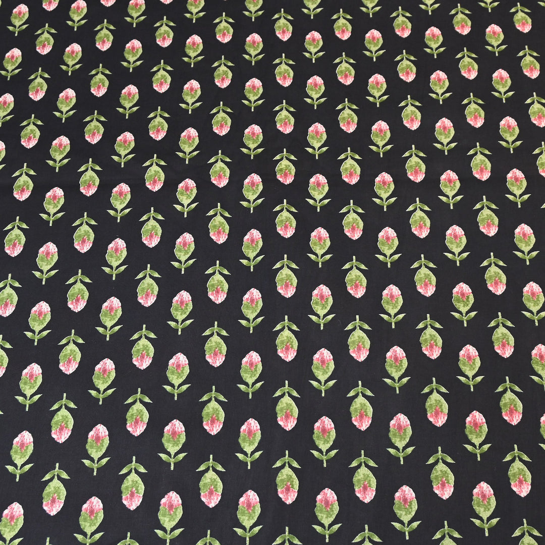 Premium Cotton Printed Fabric – Soft Breathable Designer Cotton Fabric - 000350-A10