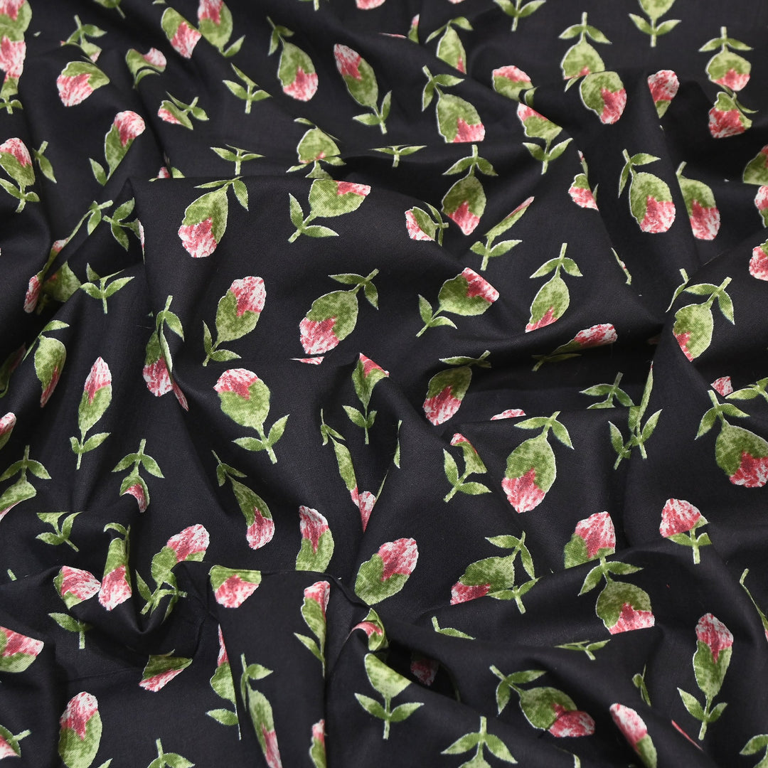 Premium Cotton Printed Fabric – Soft Breathable Designer Cotton Fabric - 000350-A10
