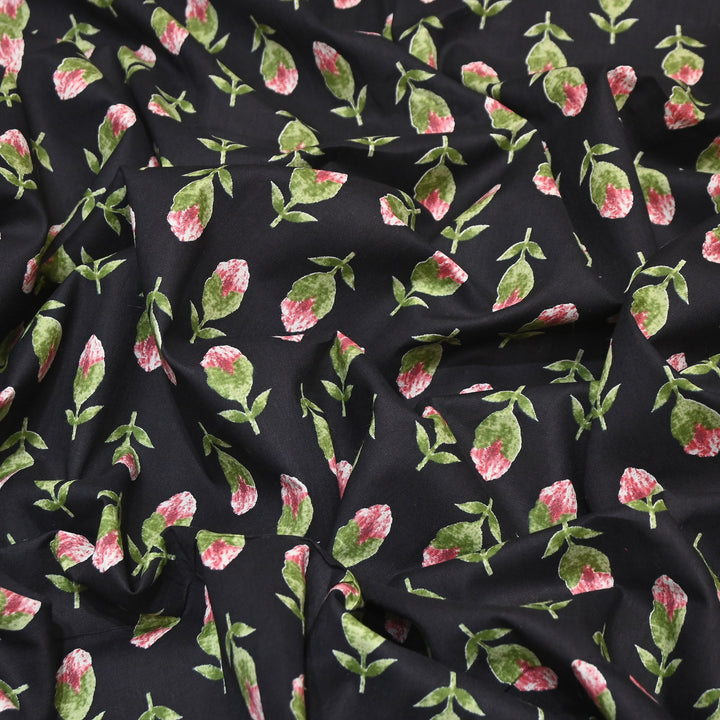 Premium Cotton Printed Fabric – Soft Breathable Designer Cotton Fabric - 000350-A10
