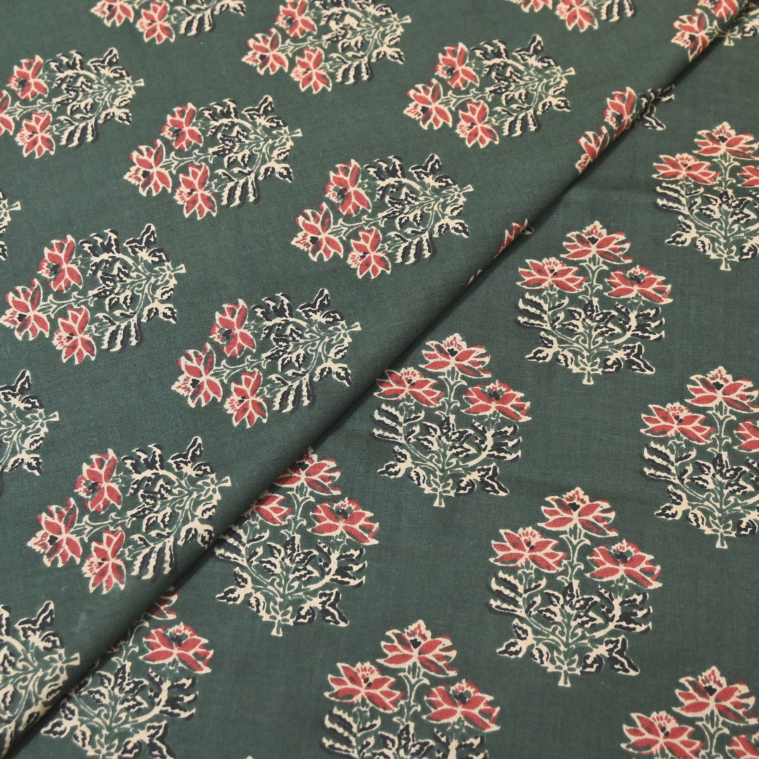 Premium Cotton Printed Fabric – Soft Breathable Designer Cotton Fabric - 000350-A7