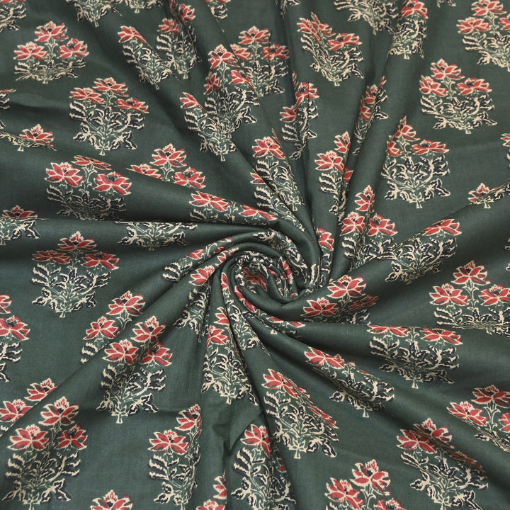 Premium Cotton Printed Fabric – Soft Breathable Designer Cotton Fabric - 000350-A7
