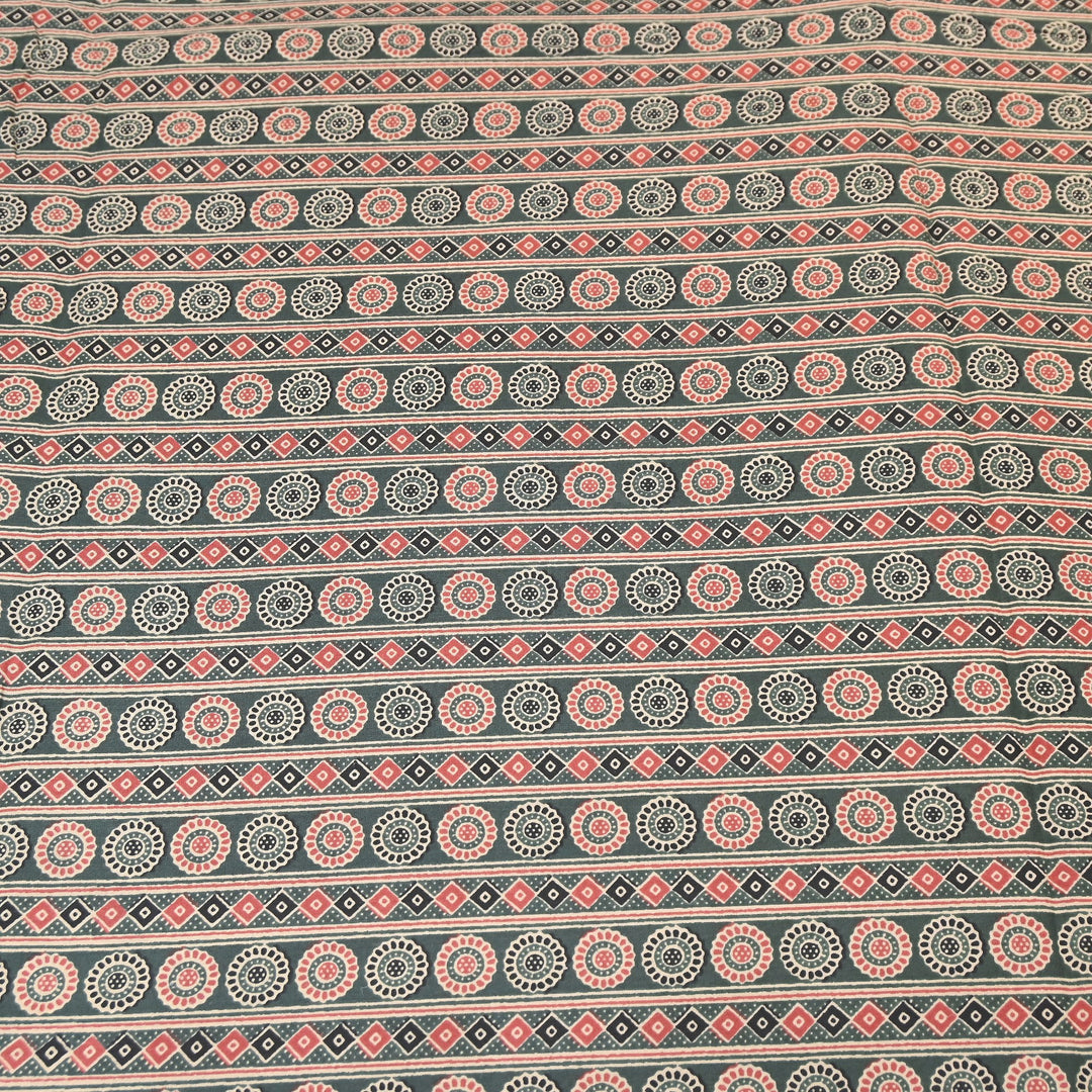 Premium Cotton Printed Fabric – Soft Breathable Designer Cotton Fabric - 000350-A8