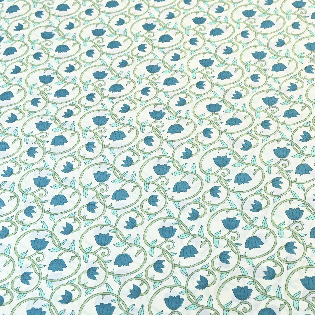Premium Cotton Printed Fabric – Soft Breathable Designer Cotton Fabric - 000350-A5