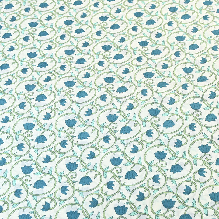Premium Cotton Printed Fabric – Soft Breathable Designer Cotton Fabric - 000350-A5