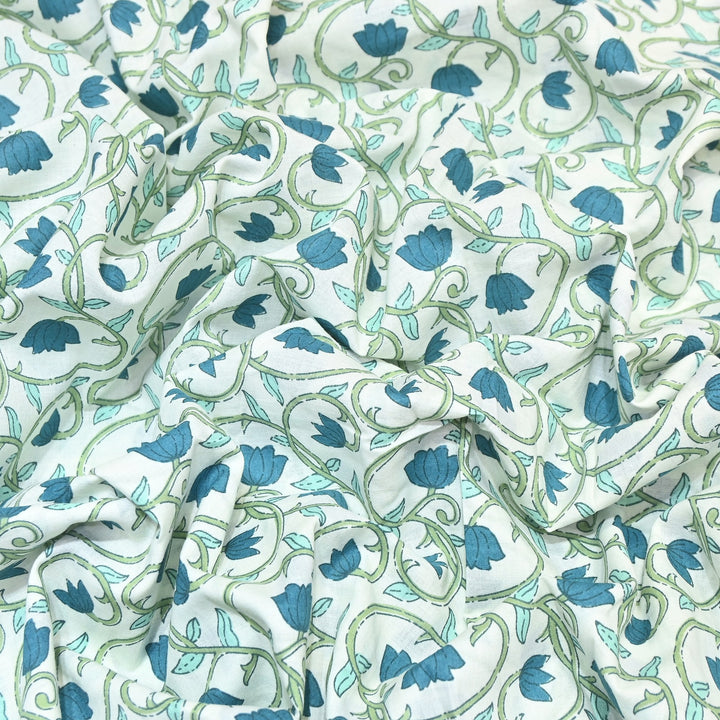 Premium Cotton Printed Fabric – Soft Breathable Designer Cotton Fabric - 000350-A5