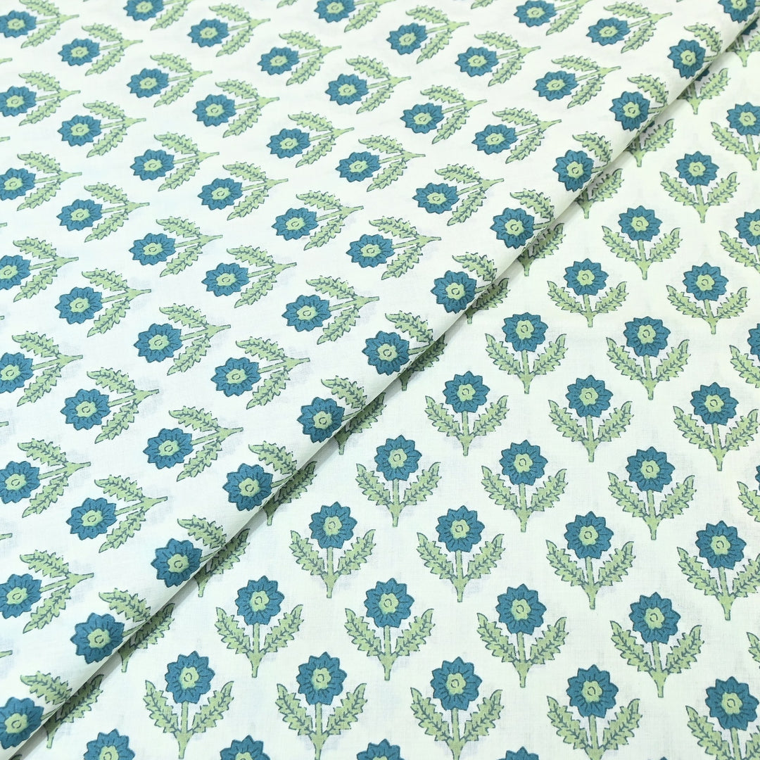 Premium Cotton Printed Fabric – Soft Breathable Designer Cotton Fabric - 000350-A6