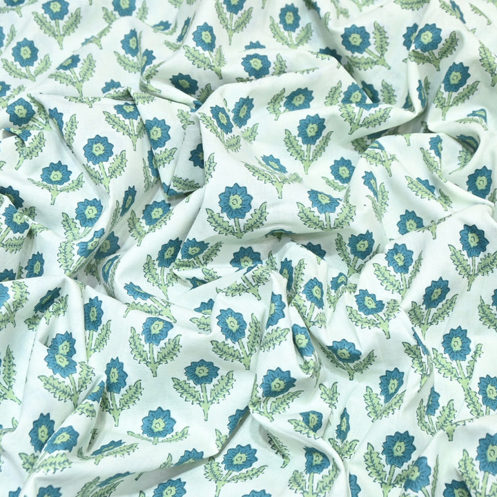 Premium Cotton Printed Fabric – Soft Breathable Designer Cotton Fabric - 000350-A6