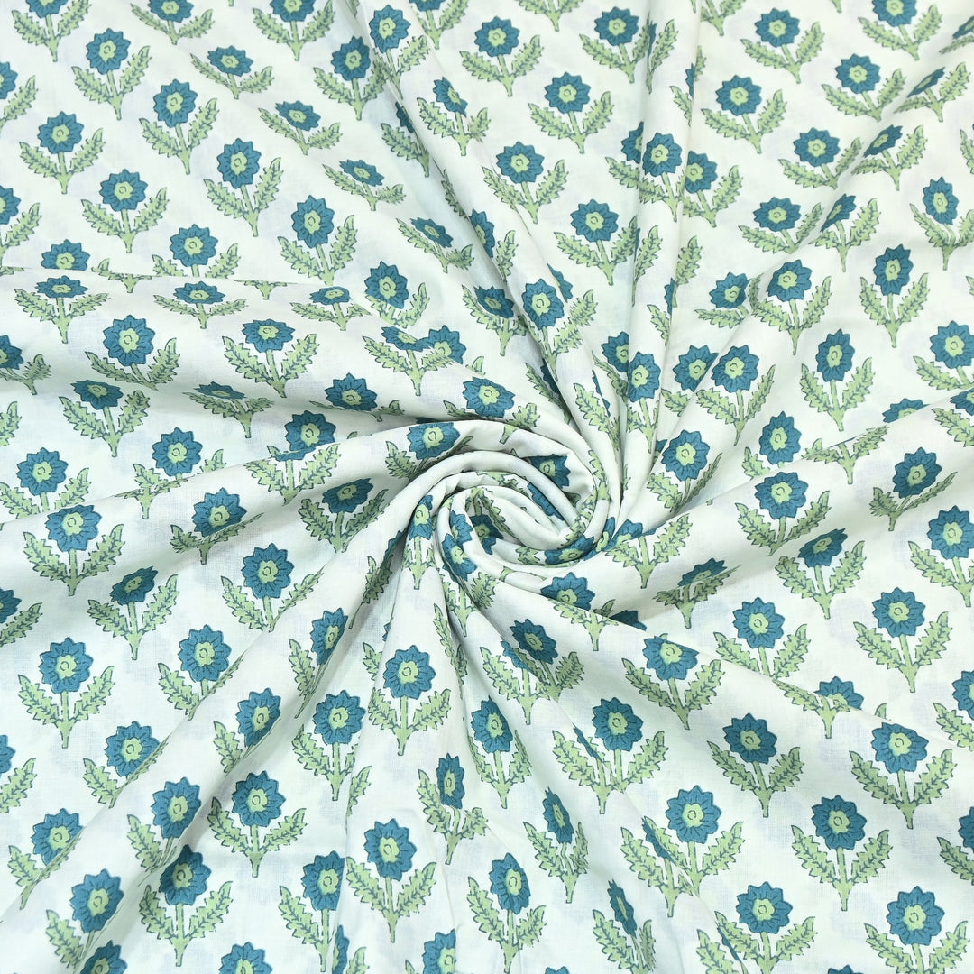 Premium Cotton Printed Fabric – Soft Breathable Designer Cotton Fabric - 000350-A6