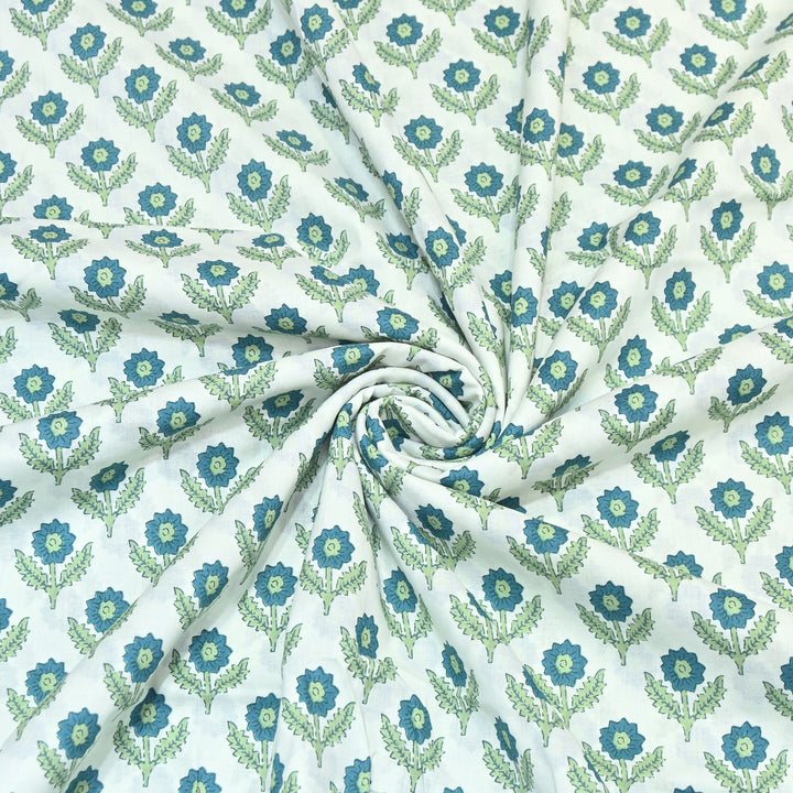 Premium Cotton Printed Fabric – Soft Breathable Designer Cotton Fabric - 000350-A6