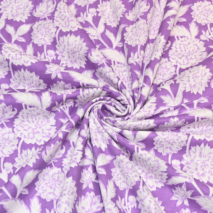 Premium Cotton Printed Fabric – Soft Breathable Designer Cotton Fabric - 000350-A3