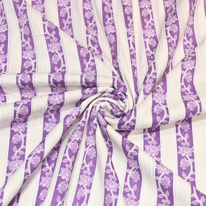 Premium Cotton Printed Fabric – Soft Breathable Designer Cotton Fabric - 000350-A4