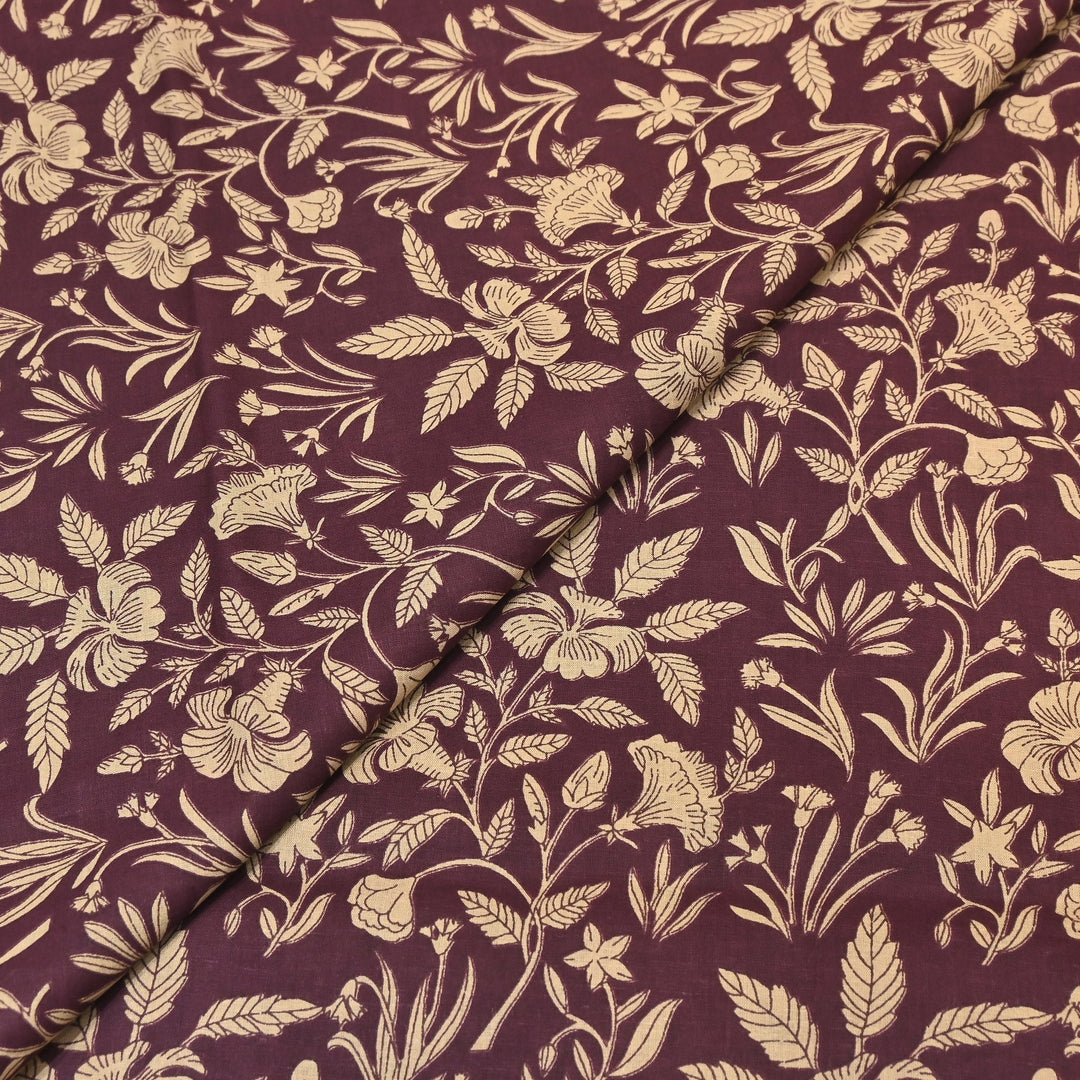 Premium Cotton Printed Fabric – Soft Breathable Designer Cotton Fabric - 000350-A1