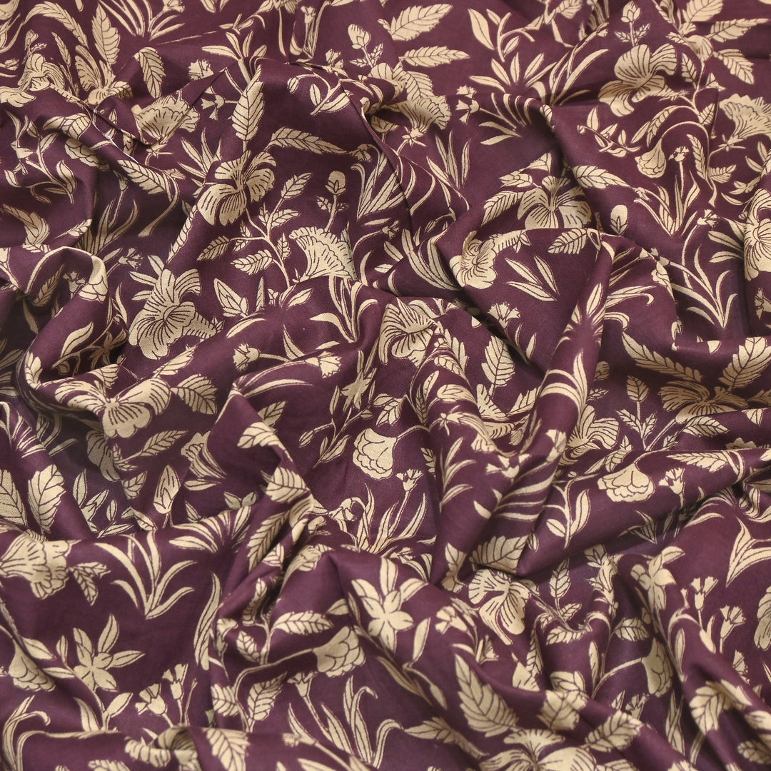 Premium Cotton Printed Fabric – Soft Breathable Designer Cotton Fabric - 000350-A1