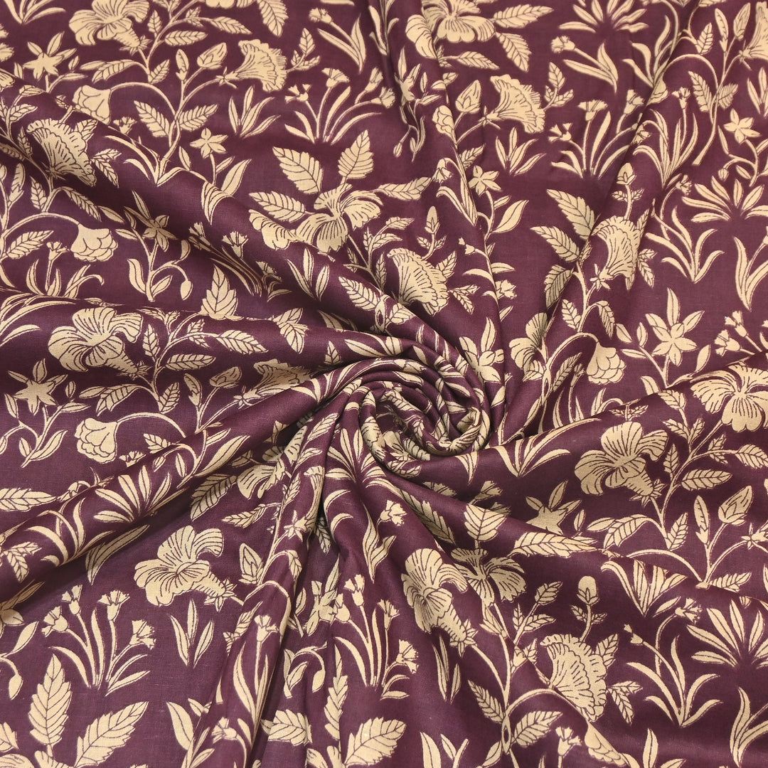 Premium Cotton Printed Fabric – Soft Breathable Designer Cotton Fabric - 000350-A1
