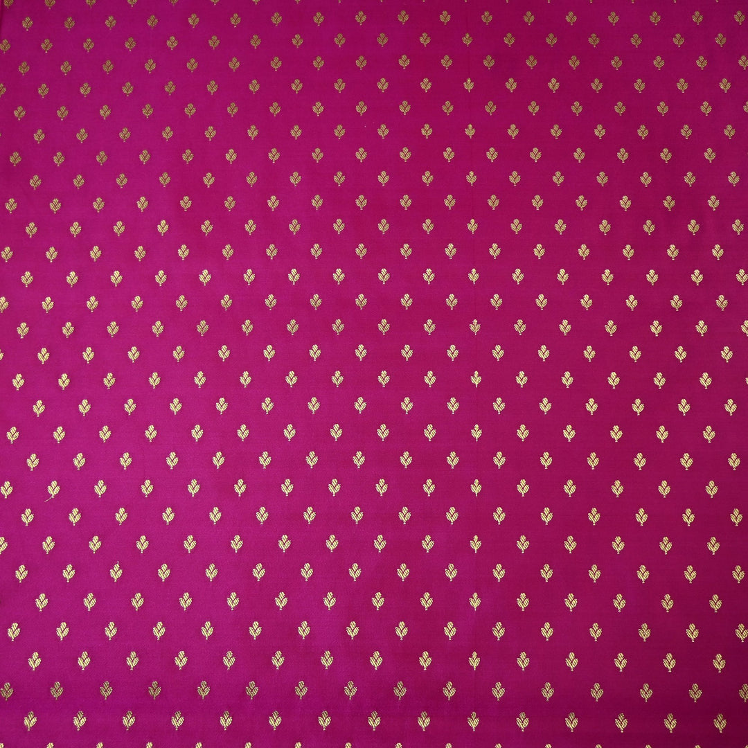 Satin Zari Buti Brocade Fabric