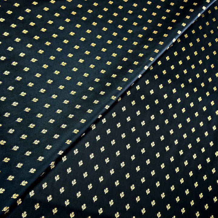 Satin Zari Buti Brocade Fabric