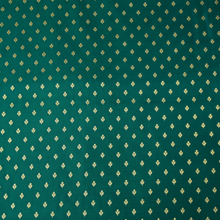 Satin Zari Buti Brocade Fabric