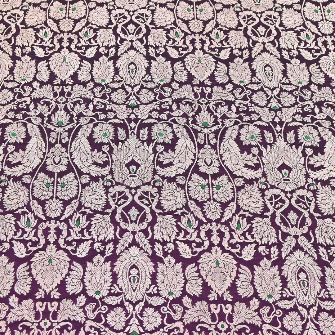 Premium Paudi Brocade Mina Jaal Fabric | Designer Fabric | ZZ0230-05