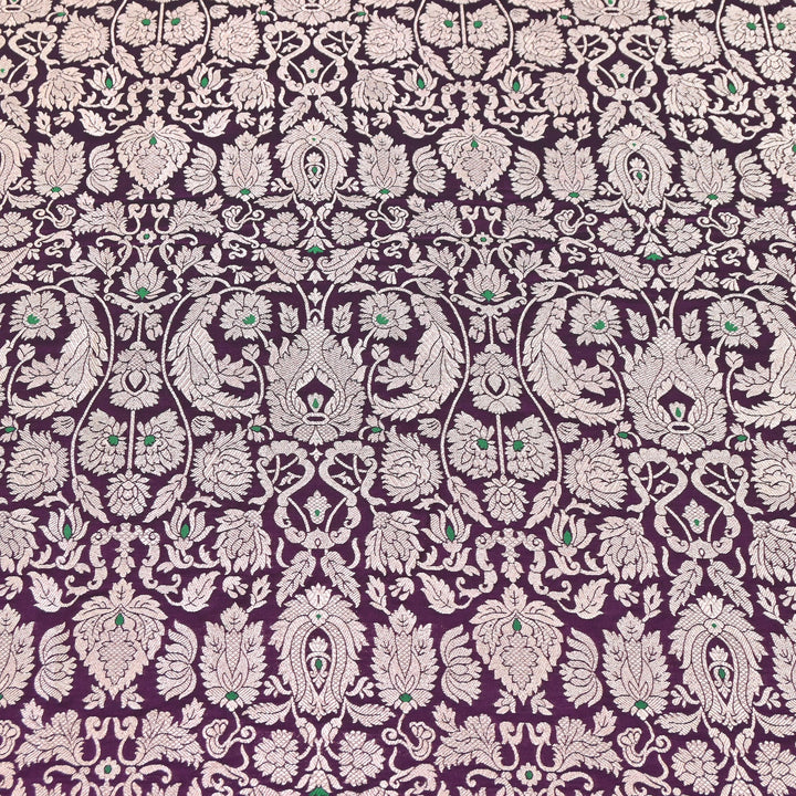 Premium Paudi Brocade Mina Jaal Fabric | Designer Fabric | ZZ0230-05