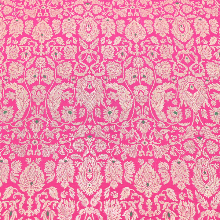 Premium Paudi Brocade Mina Jaal Fabric | Designer Fabric | ZZ0230-06