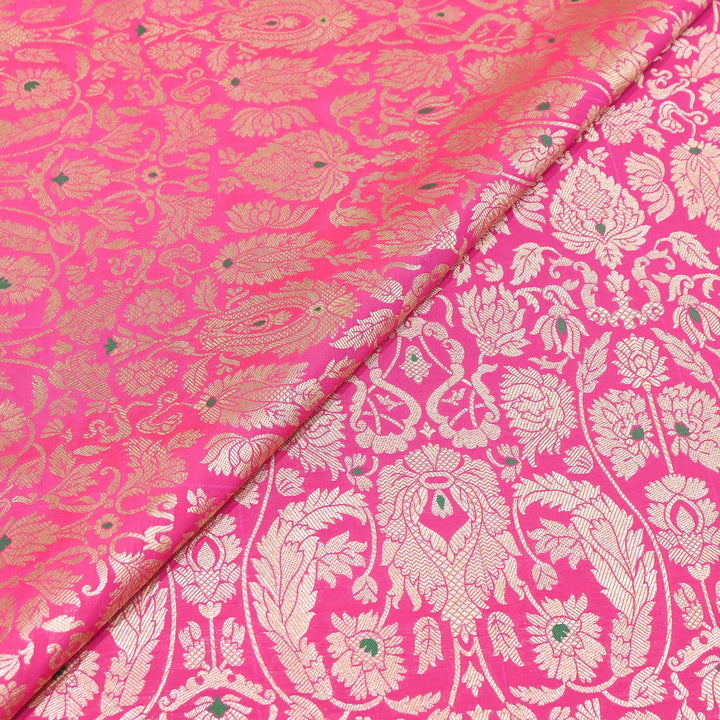 Premium Paudi Brocade Mina Jaal Fabric | Designer Fabric | ZZ0230-06