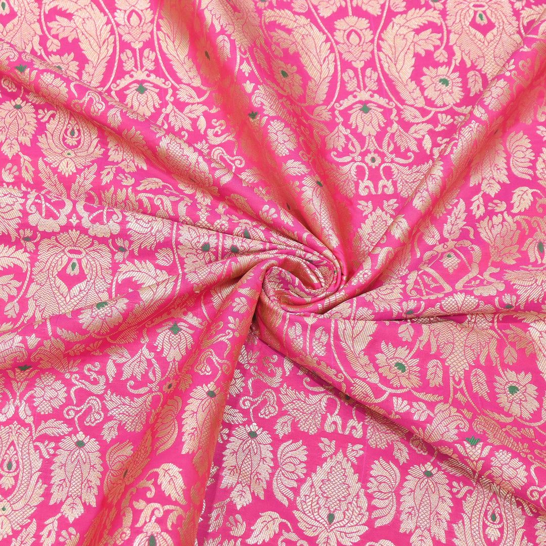 Premium Paudi Brocade Mina Jaal Fabric | Designer Fabric | ZZ0230-06
