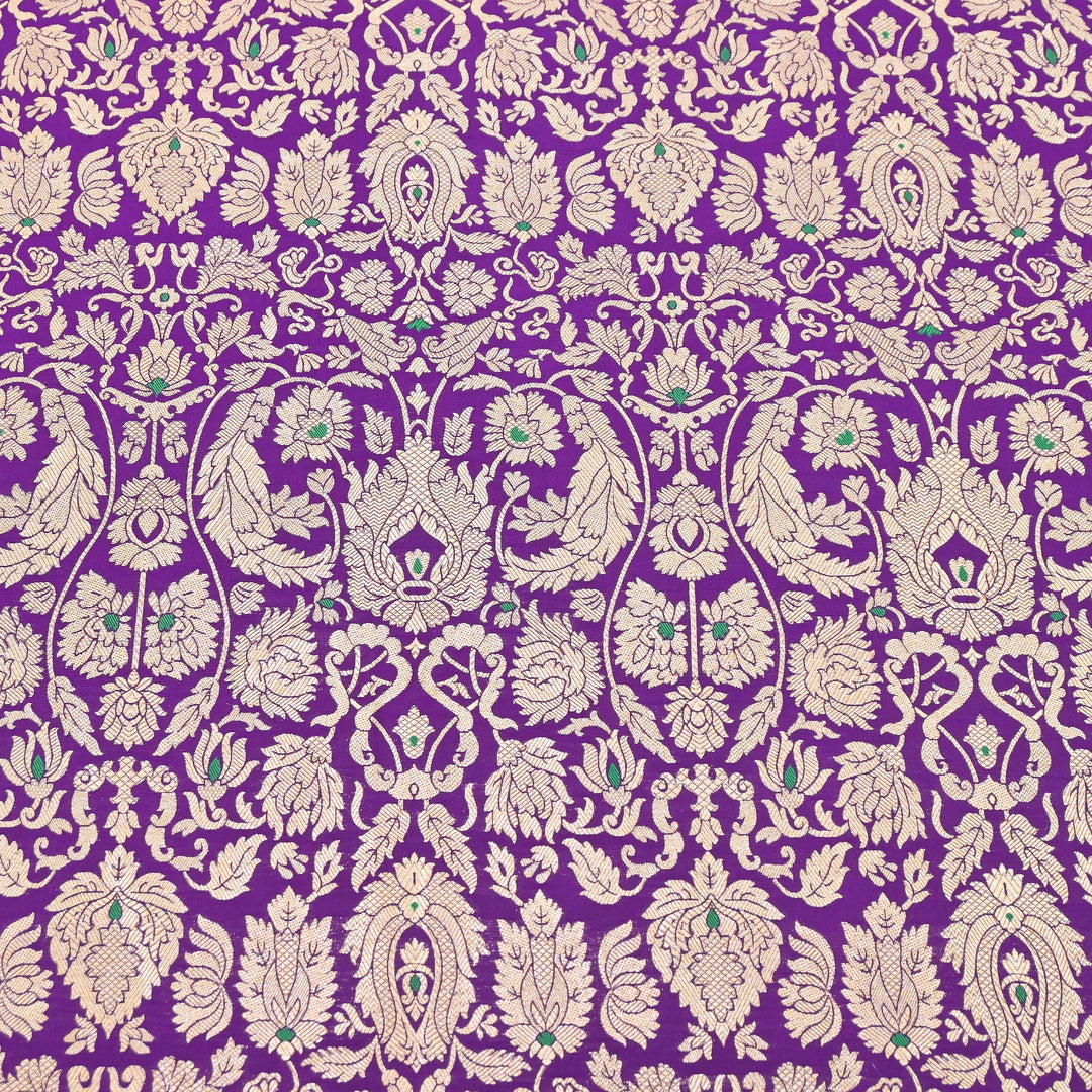 Premium Paudi Brocade Mina Jaal Fabric | Designer Fabric | ZZ0230-07