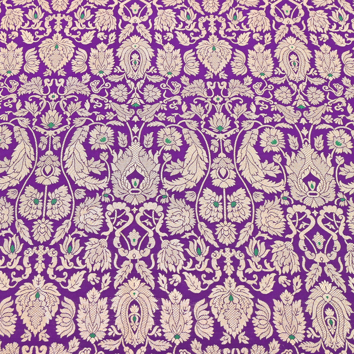 Premium Paudi Brocade Mina Jaal Fabric | Designer Fabric | ZZ0230-07