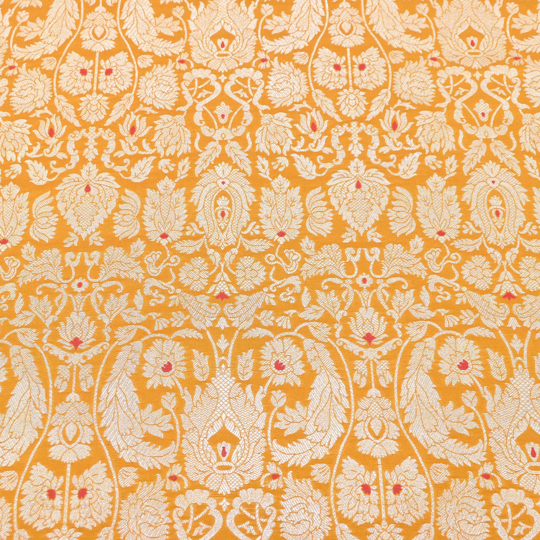 Premium Paudi Brocade Mina Jaal Fabric | Designer Fabric | ZZ0230-08
