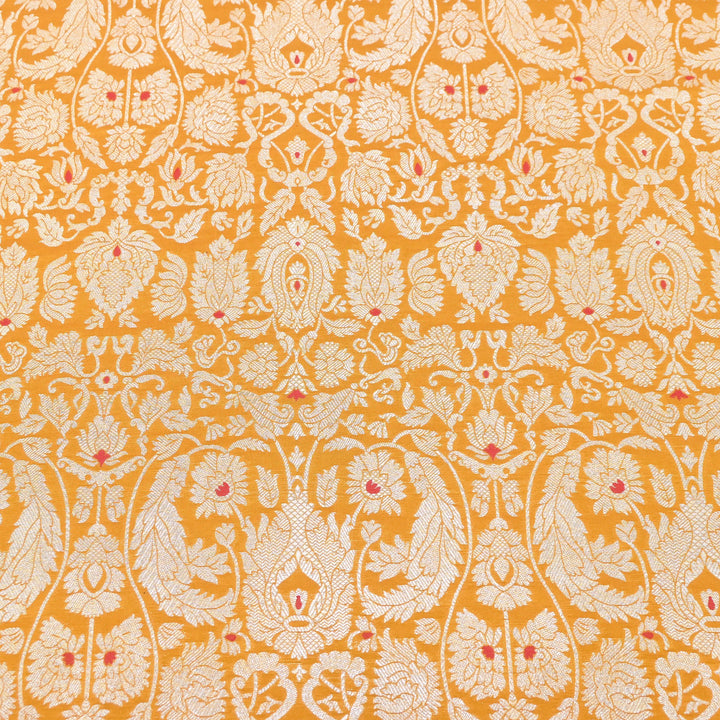 Premium Paudi Brocade Mina Jaal Fabric | Designer Fabric | ZZ0230-08