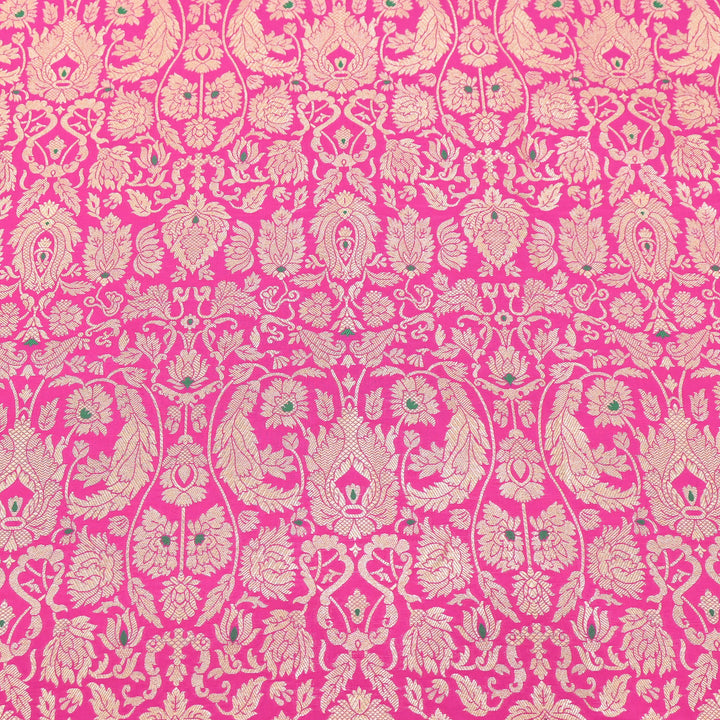 Premium Paudi Brocade Mina Jaal Fabric | Designer Fabric | ZZ0230-10