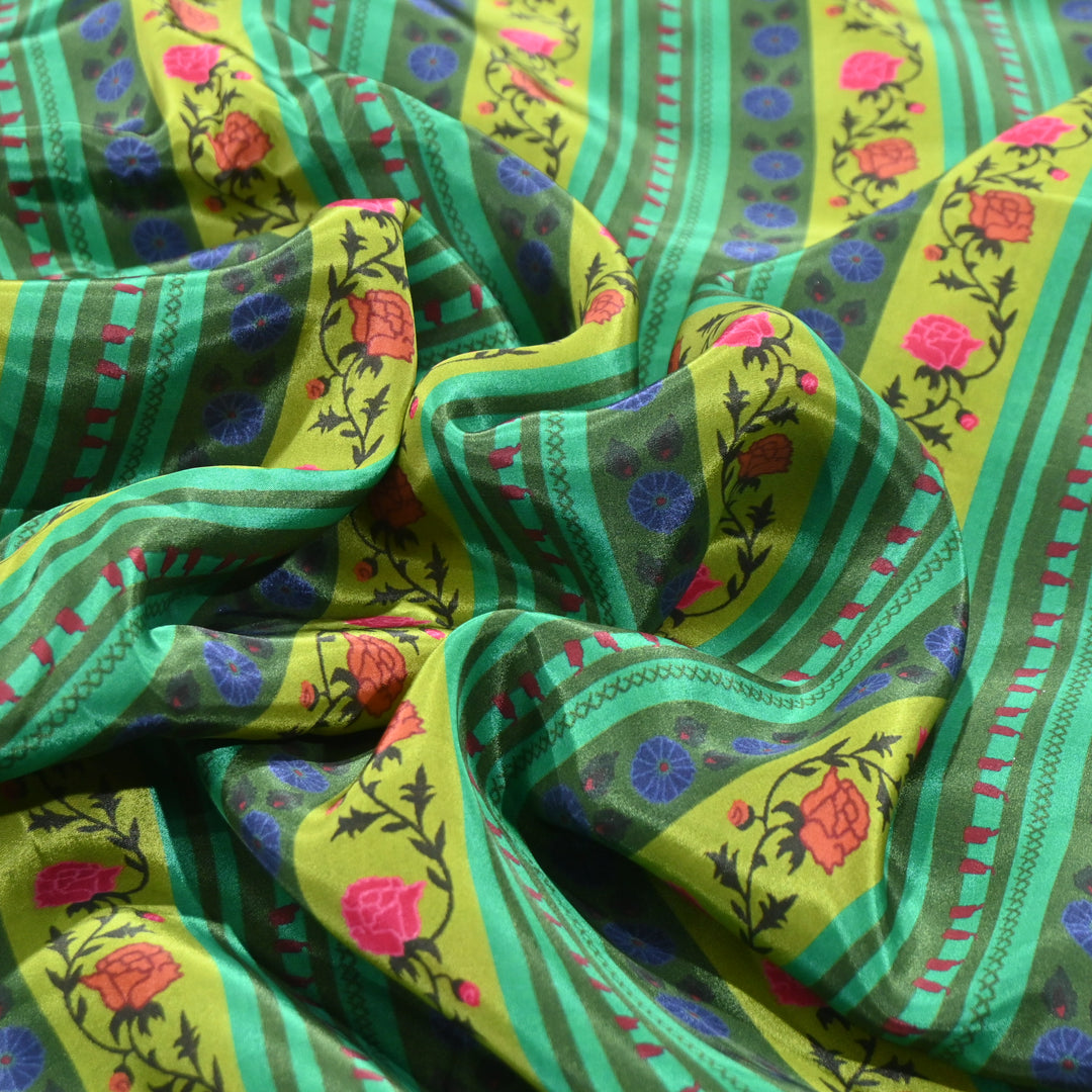 Viscose Crepe Digital Print Fabric 44" – Premium Soft & Flowing Designer Fabric| 001166-1