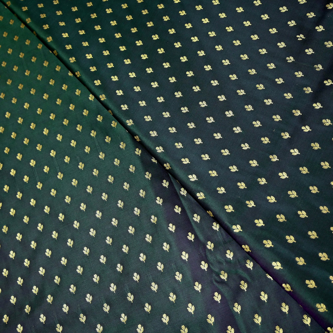 Satin Zari Buti Brocade Fabric