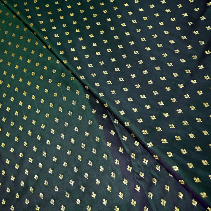 Satin Zari Buti Brocade Fabric